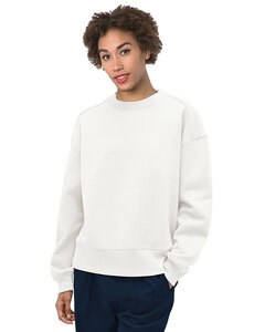 Bayside 7702BA - Ladies Crewneck Sweatshirt Blanca