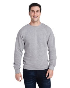 J. America 8870JA - Adult Triblend Crewneck Sweatshirt Grey Triblend