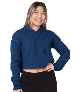 Bayside 7750 - Ladies Cropped Pullover Hooded Sweatshirt Marina