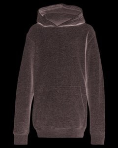 J. America 8880JA - Youth Triblend Pullover Hooded Sweatshirt Grey Triblend