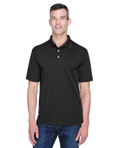 UltraClub 8445 - Men's Cool & Dry Stain-Release Performance Polo Negro