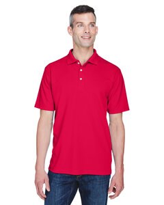 UltraClub 8445 - Men's Cool & Dry Stain-Release Performance Polo Roja