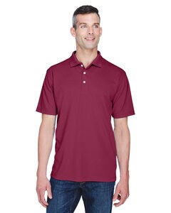 UltraClub 8445 - Men's Cool & Dry Stain-Release Performance Polo Granate