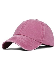 Fahrenheit F470 - Promotional Pigment Dyed Washed Cotton Cap Nantucket Red