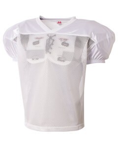 A4 N4260 - Adult Drills Polyester Mesh Practice Jersey Blanca