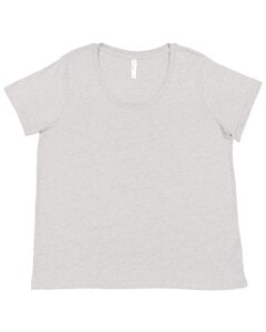 LAT 3816 - Ladies Curvy Fine Jersey T-Shirt Heather