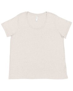 LAT 3816 - Ladies Curvy Fine Jersey T-Shirt Natural Heather