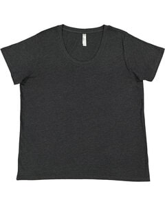 LAT 3816 - Ladies Curvy Fine Jersey T-Shirt Vintage Smoke
