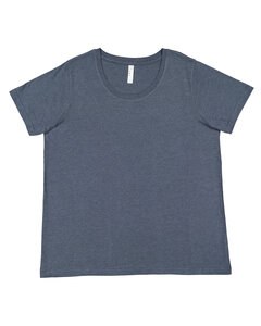 LAT 3816 - Ladies Curvy Fine Jersey T-Shirt Vintage Denim