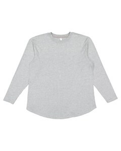 LAT 3508 - Ladies Relaxed  Long Sleeve T-Shirt Heather