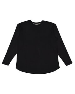 LAT 3508 - Ladies Relaxed  Long Sleeve T-Shirt Negro