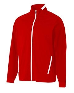 A4 NB4261 - Youth League Full-Zip Warm Up Jacket Scarlet/White