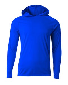 A4 N3409 - Men's Cooling Performance Long-Sleeve Hooded T-shirt Real