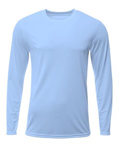 A4 NB3425 - Youth Long Sleeve Sprint T-Shirt La luz azul