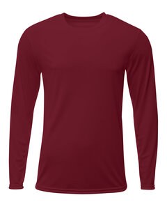 A4 NB3425 - Youth Long Sleeve Sprint T-Shirt Granate