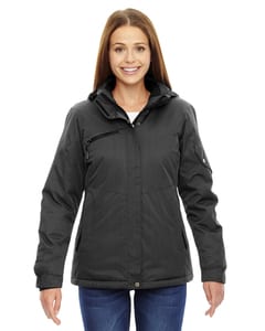 Ash City North End 78209 - Rivet Ladies Textured Twill Insulated Jackets