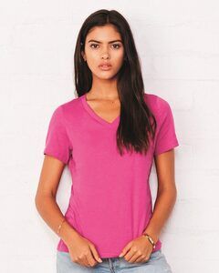 Bella+Canvas 6405 - Remera Jersey de manga corta relajada con cuello en V 