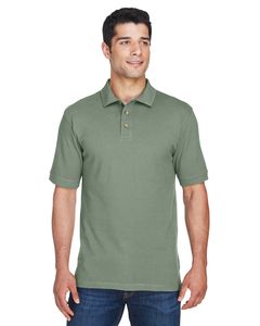 Harriton M200 - Mens 6 oz. Ringspun Cotton Piqué Short-Sleeve Polo