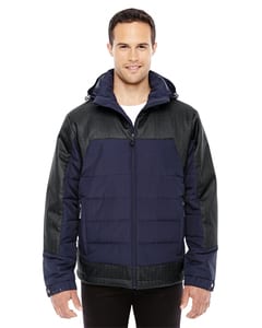 Ash City North End 88232 - Mens Excursion Meridian Insulated Jacket with Melange Print