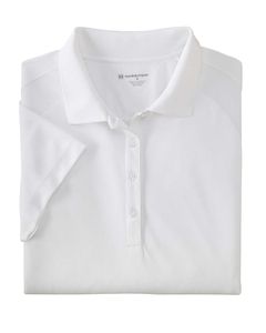 Harriton M374W - Ladies 3.8 oz. Polytech Mesh Insert Polo