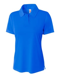 A4 NW3261 - Ladies Solid Interlock Polo
