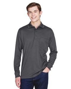 Ash CityCore 365 88192P - Adult Pinnacle Performance Piqué Long Sleeve Polo with Pocket