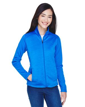 Devon & Jones DG796W - Ladies Newbury Colorblock Mélange Fleece Full-Zip