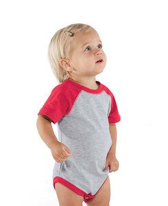 Rabbit Skins LA4430 - Infant Baseball Fine Jersey Bodysuit