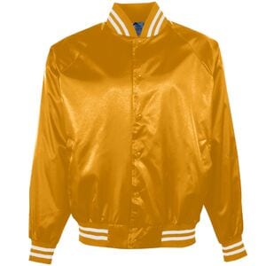 Augusta Sportswear 3610 - Satin Baseball Jacket/Striped Trim