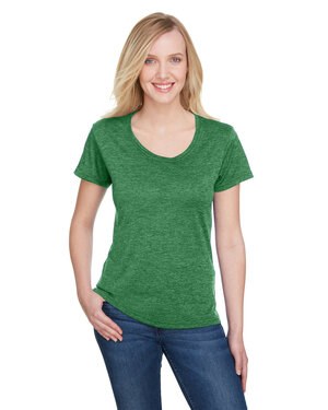 A4 NW3010 - Ladies Tonal Space-Dye T-Shirt